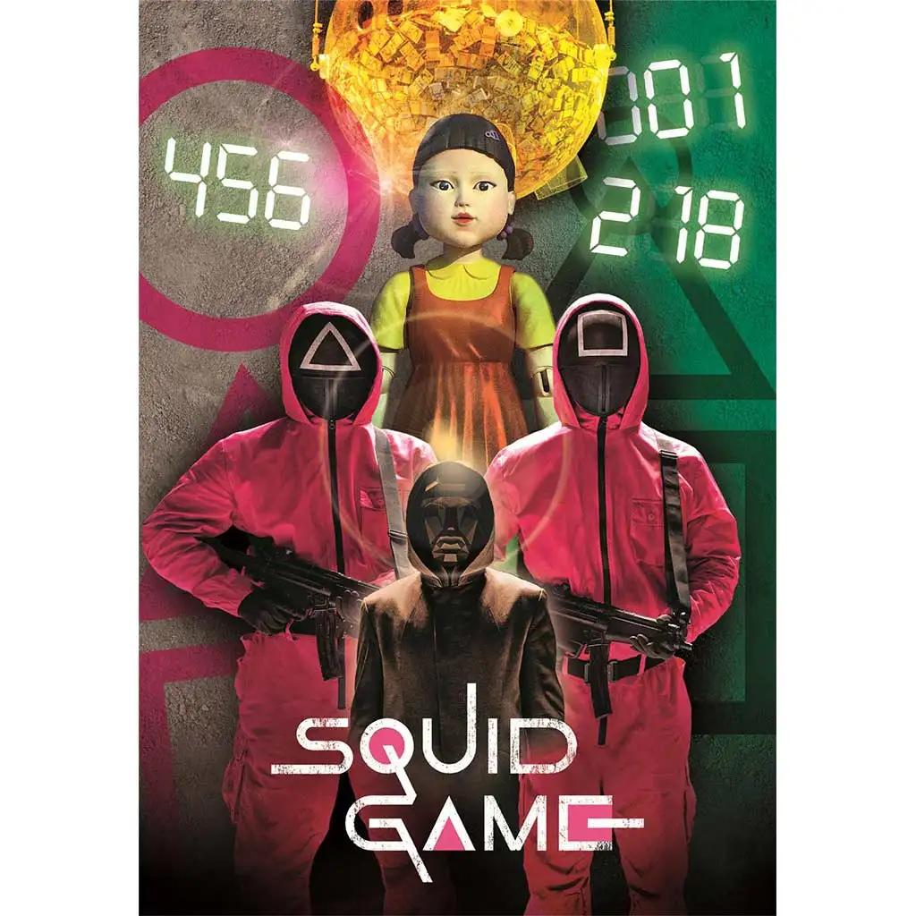 Squid Game: Nyerd meg az életed 1000db-os puzzle 70x50cm - Clementoni kép 2