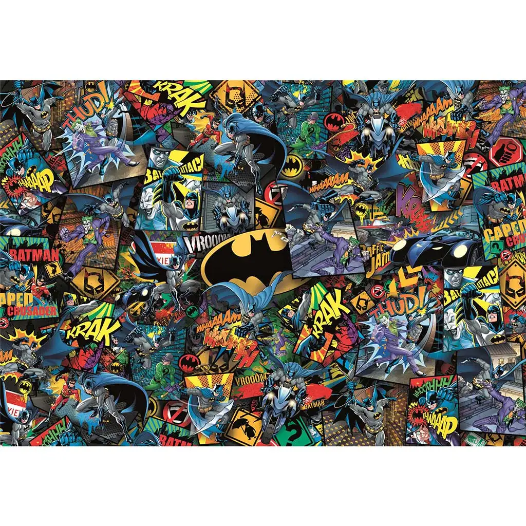 Batman 1000db-os lehetetlen puzzle 70x50cm - Clementoni kép 2