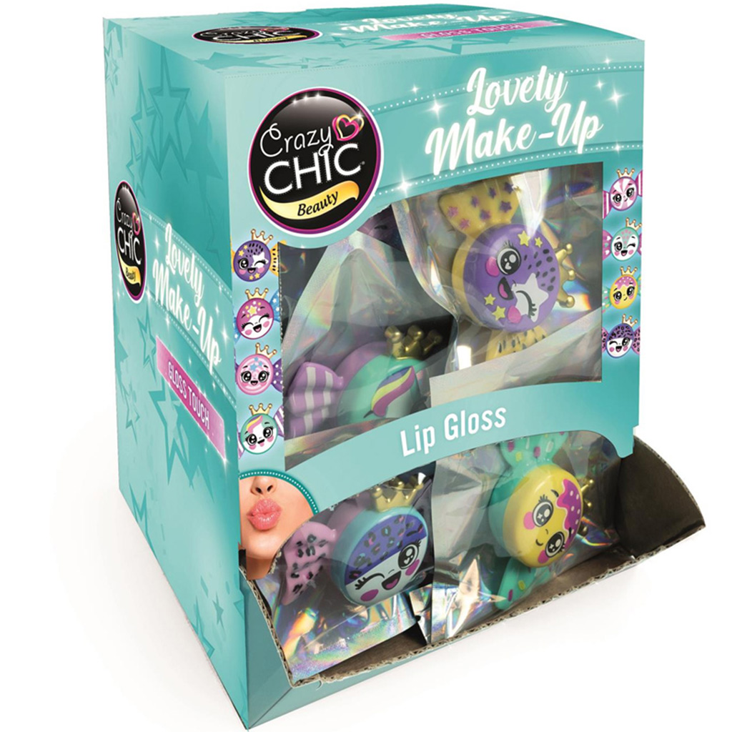 Crazy Chic: Szájfény cukorka alakú tégelyben többféle változatban 1db - Clementoni