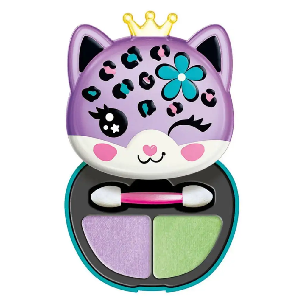 Crazy Chic: Szemhéjfesték és applikátor leopárd alakú tárolóban - Clementoni kép 2