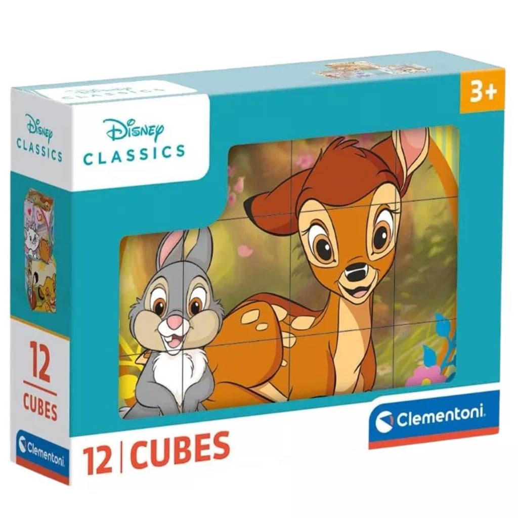 Clementoni: Disney Classics mesekocka 12db-os