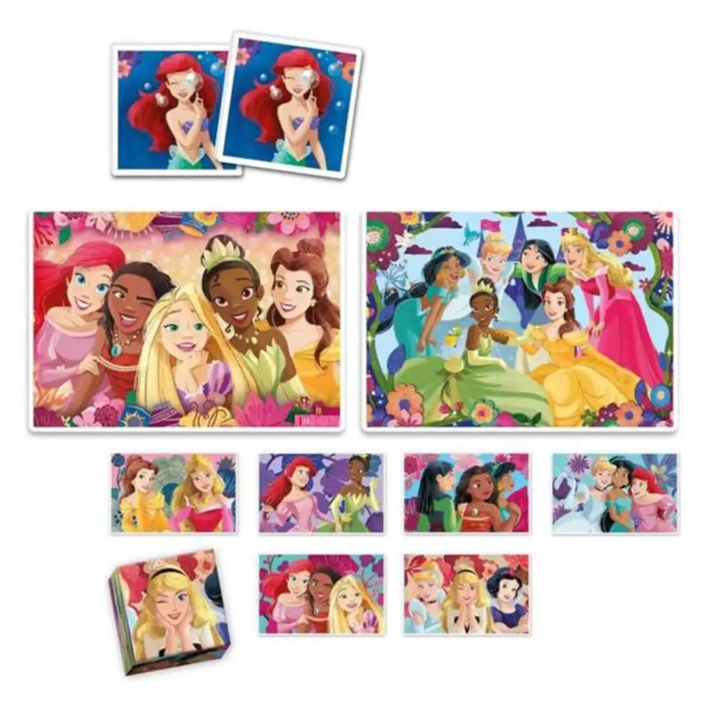 Edukit: Disney Hercegnők 4 az 1-ben játékgyűjtemény - Clementoni kép 2