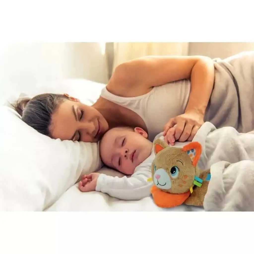 Clementoni Baby: Ron-Ron elalvást segítő doromboló plüss cica kép 3
