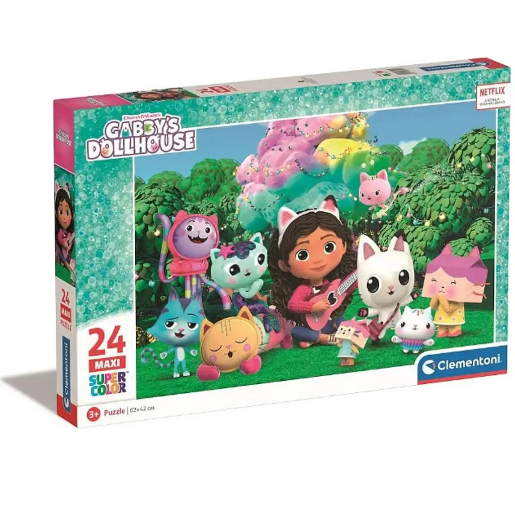 Gabi babaháza: Maxi Super Color Puzzle 24 darabos - Clementoni