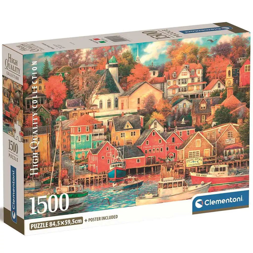 Kikötőváros 1500db-os HQC puzzle 84,5x59,5cm - Clementoni