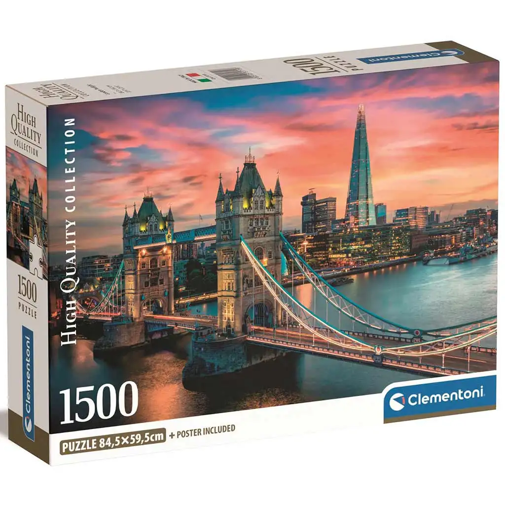 Londoni alkonyat 1500db-os HQC puzzle 84,5x59,5cm - Clementoni