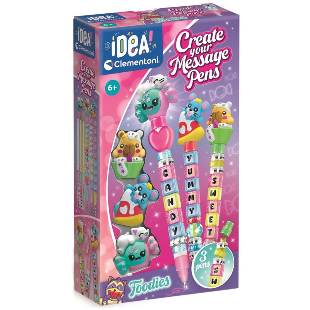 Idea! Ételek üzenetíró tollkészítő szett - Clementoni