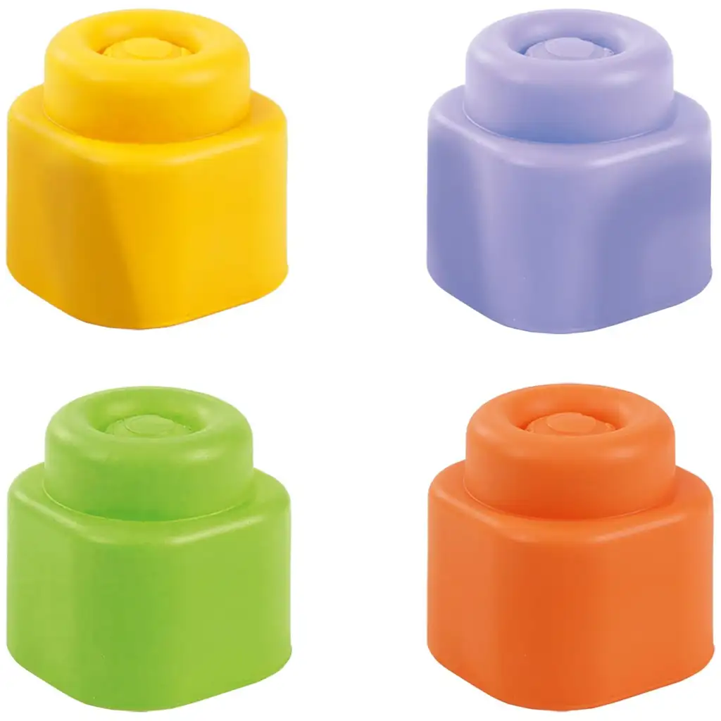 Készségfejlesztő puha kocka bébijáték - Clementoni kép 3