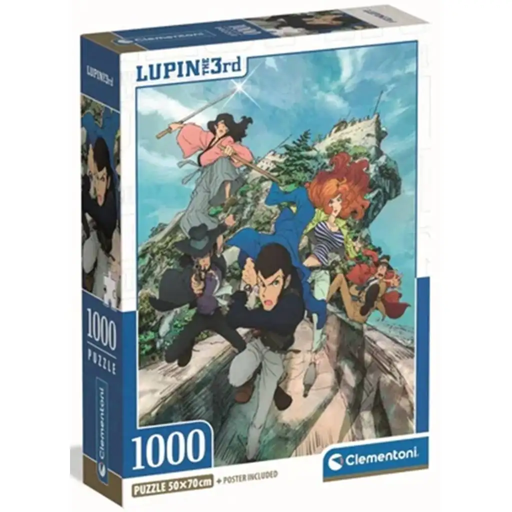 Lupin the 3rd 1000 darabos puzzle - Clementoni