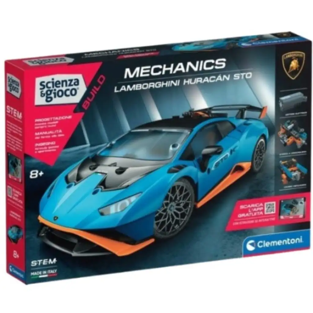 Science&Play: Lamborghini Huracan összeszerelhető sportautó - Clementoni