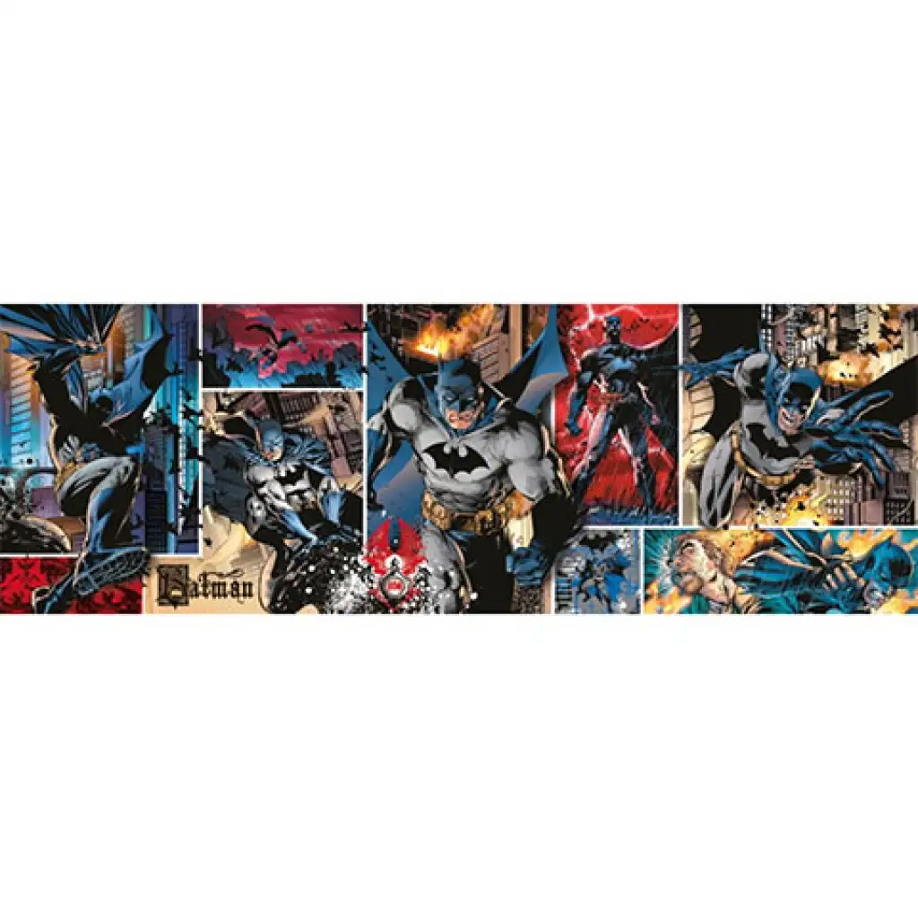 DC Comics: Batman akcióban 1000db-os panoráma puzzle - Clementoni kép 2