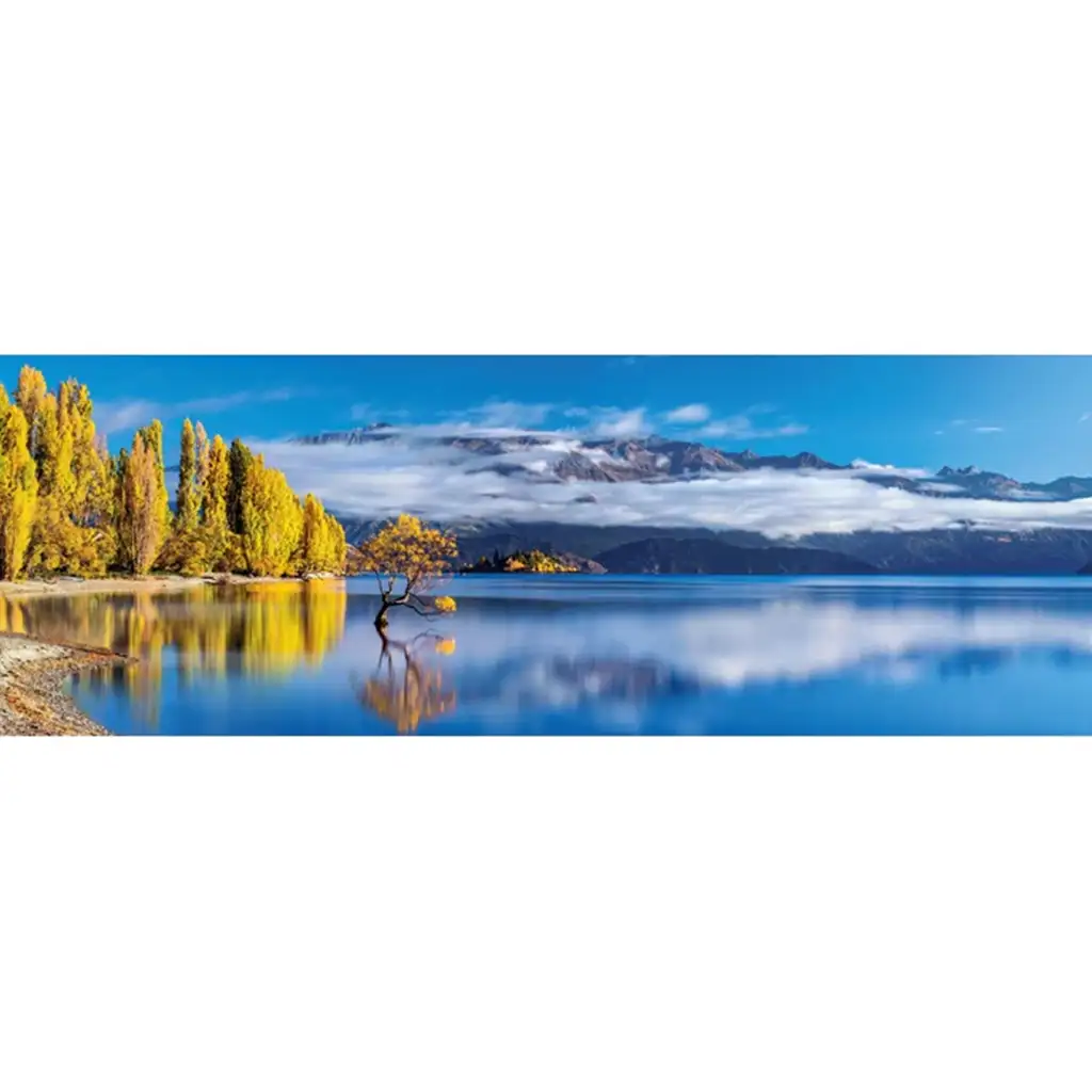 Wanaka aranyló tükröződése 1000db-os HQC panoráma puzzle - Clementoni kép 2