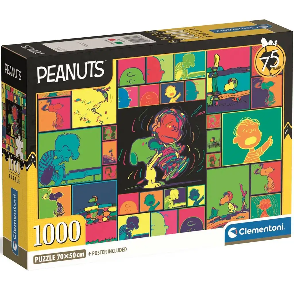 Peanuts 75 Years 1000 darabos puzzle - Clementoni