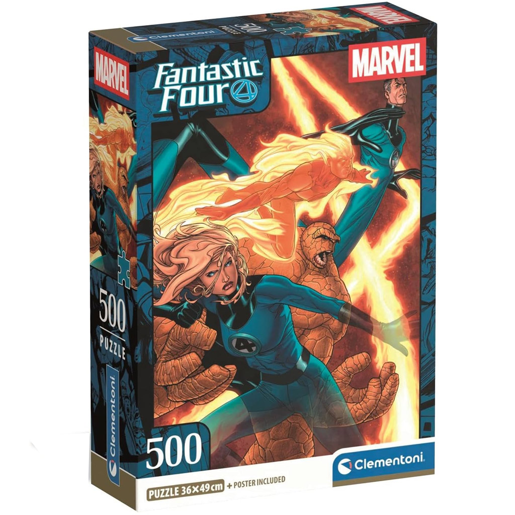 A fantasztikus négyes 500db-os puzzle - Clementoni