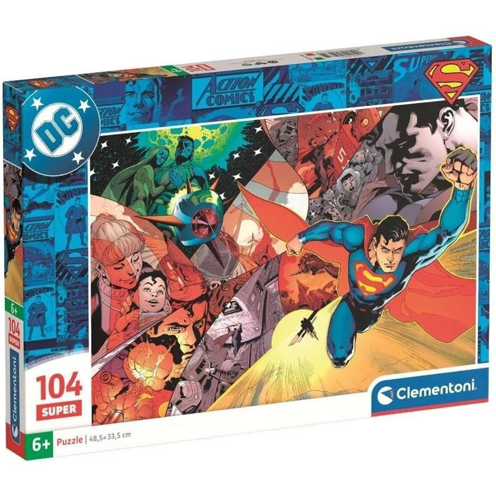 DC Comics Superman hősi pillanatok 104db-os puzzle - Clementoni