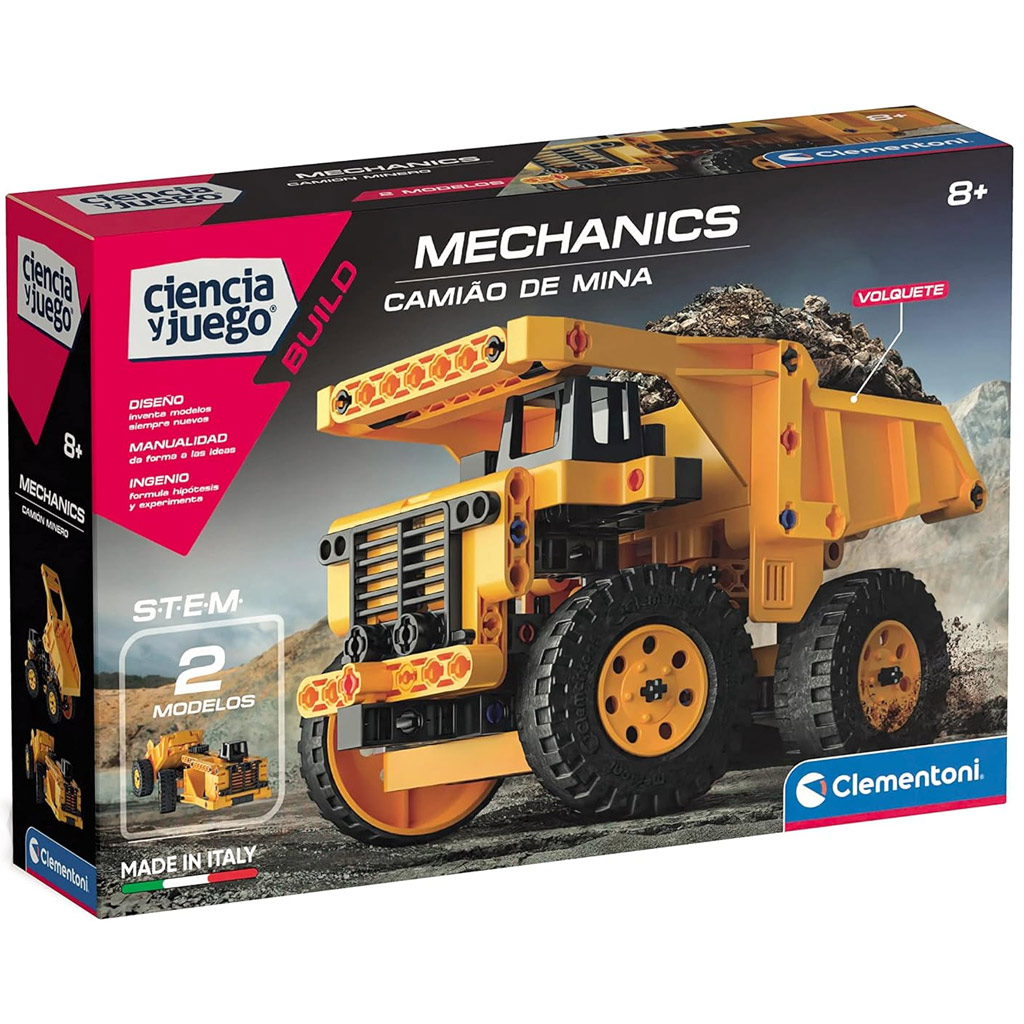 Science & Play: Mehanics Bányakocsi építőjáték szett - Clementoni