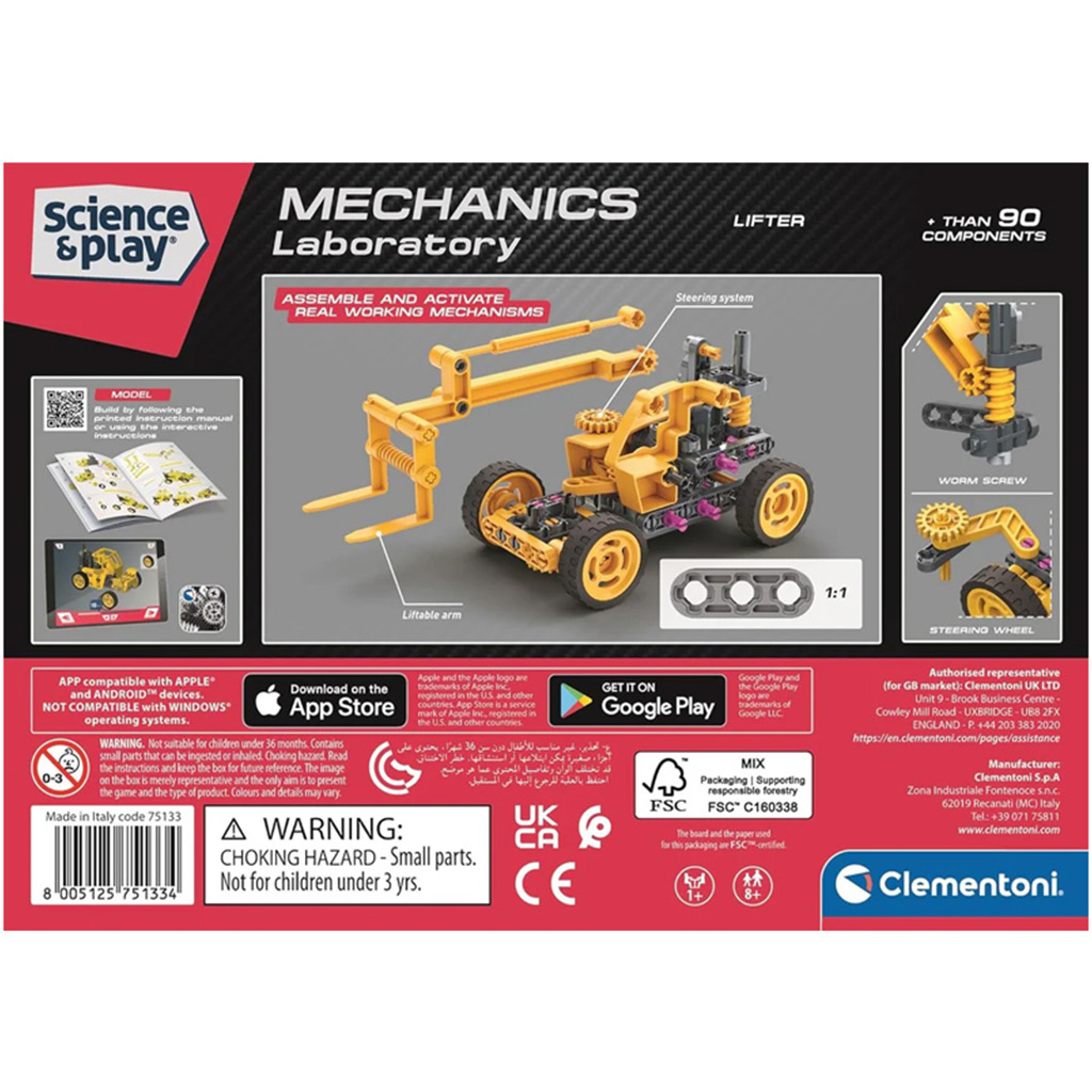 Science & Play: Emelőgép építőkészlet - Clementoni kép 3