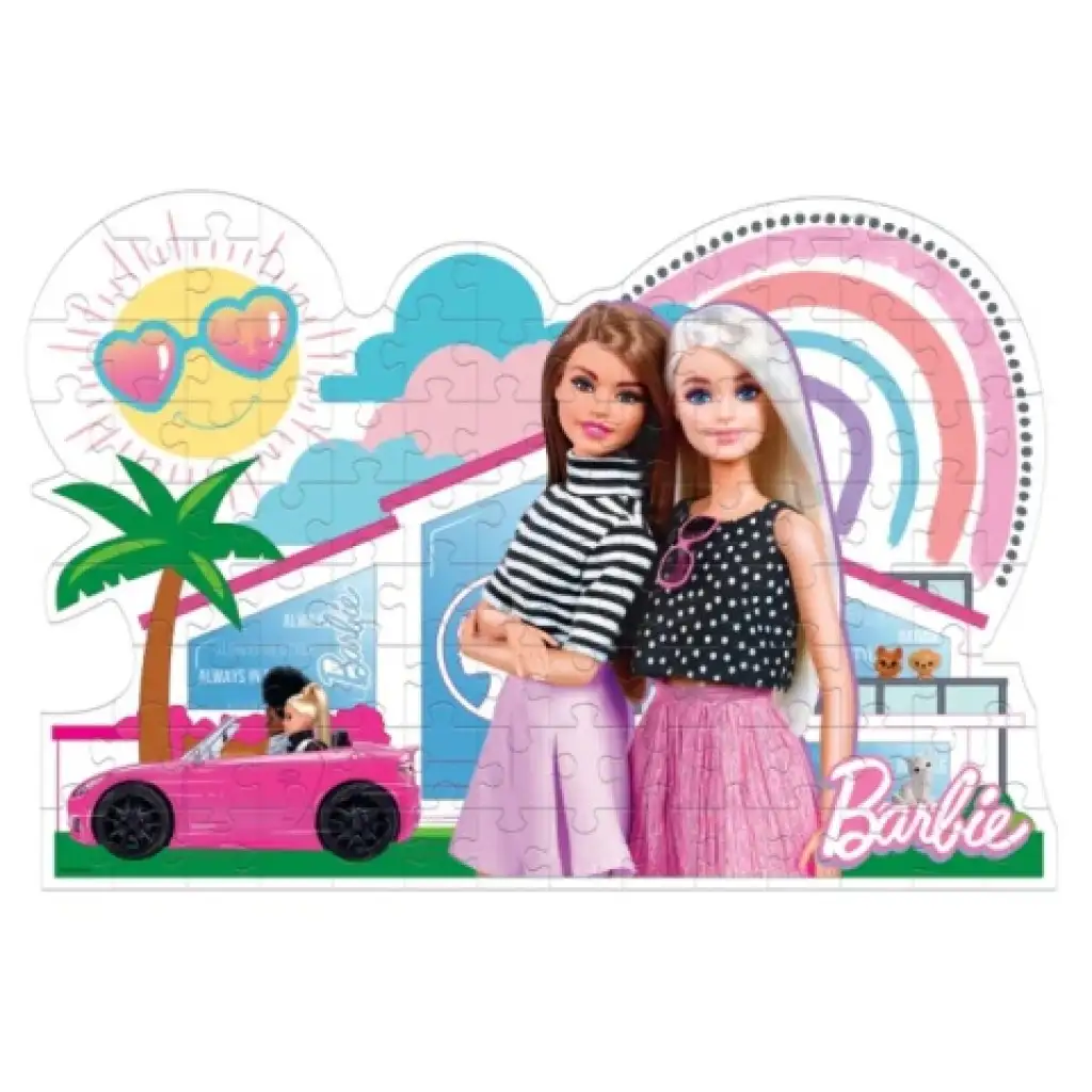 Barbie nyaralója Supercolor 104db-os puzzle - Clementoni kép 2