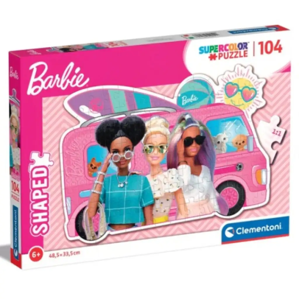 Barbie lakóautója Supercolor 104db-os puzzle - Clementoni