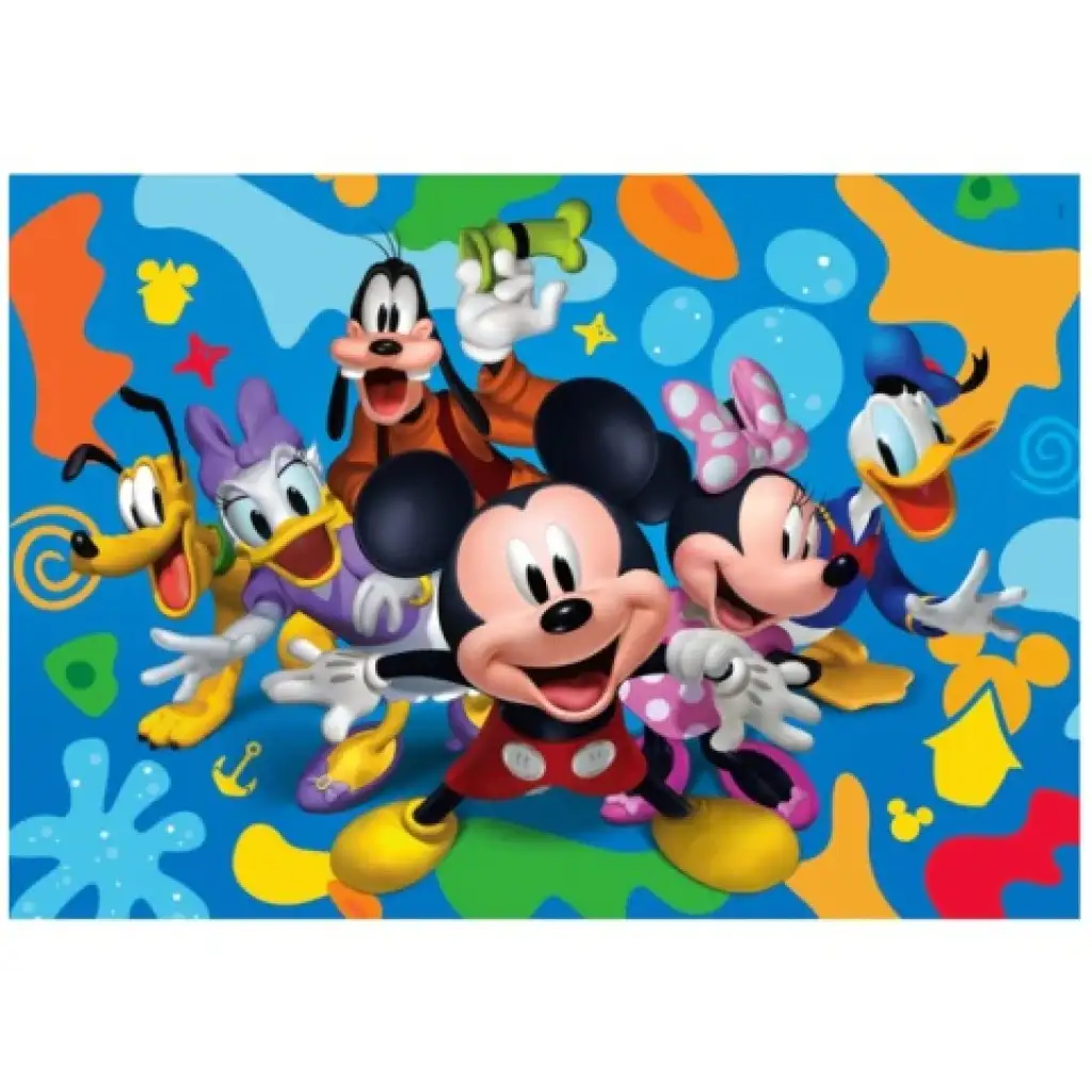 Mickey egér és barátai Supercolor 104db-os puzzle - Clementoni kép 2