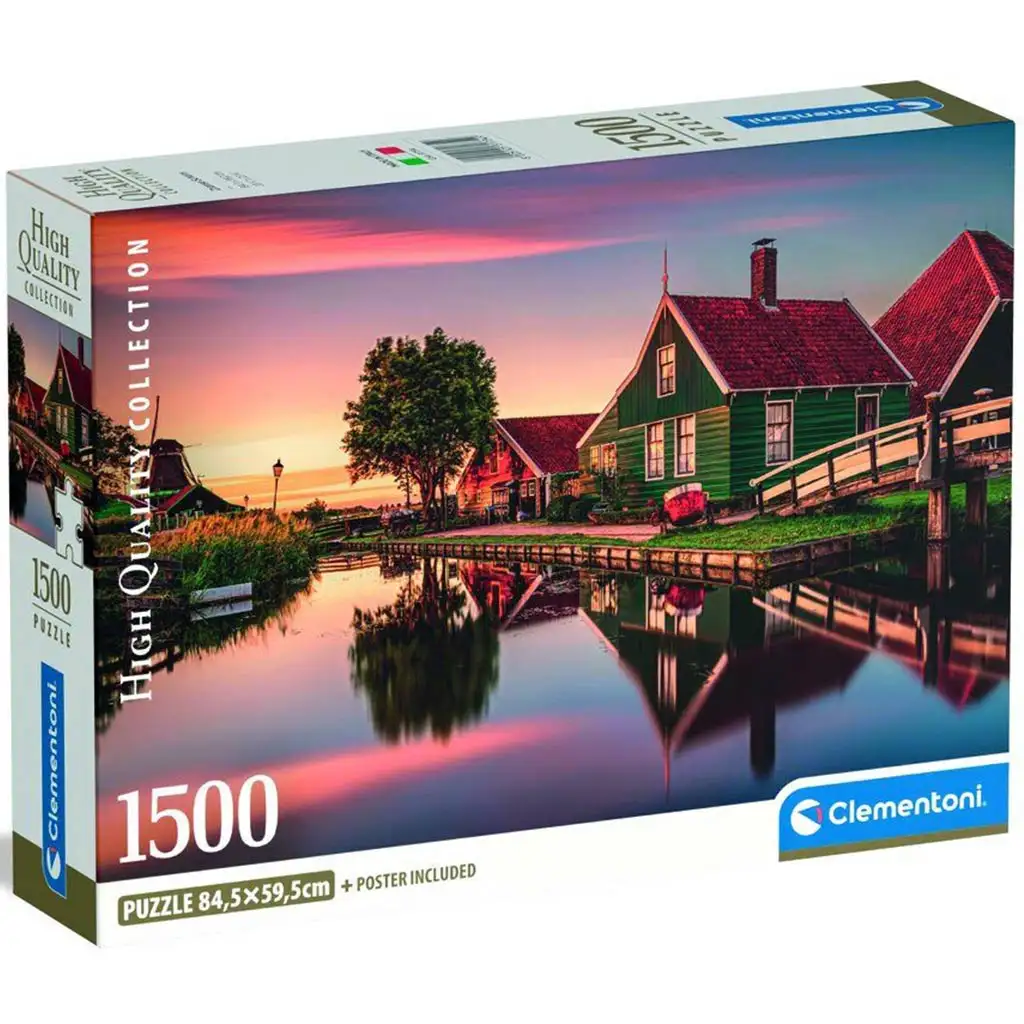 Zaanse Schans HQC 1500 darabos puzzle - Clementoni