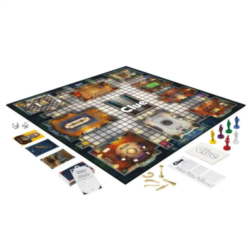 Cluedo - Klasszikus bűnügyi detektív társasjáték - Hasbro kép 2