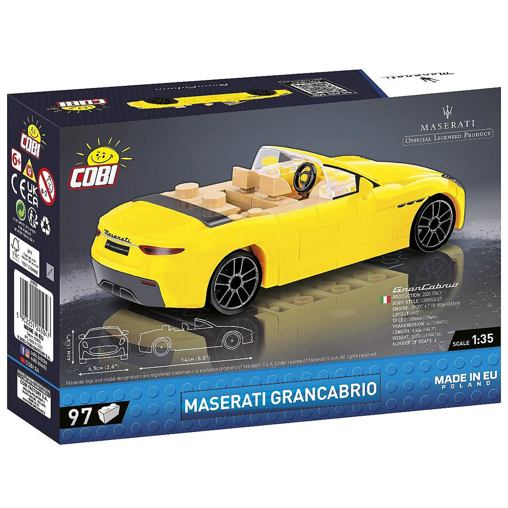 COBI: Maserati GranCabrio autó építőjáték (24504) kép 3