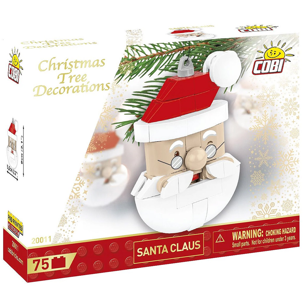 COBI: Karácsonyfadísz mikulás építőjáték (20011)