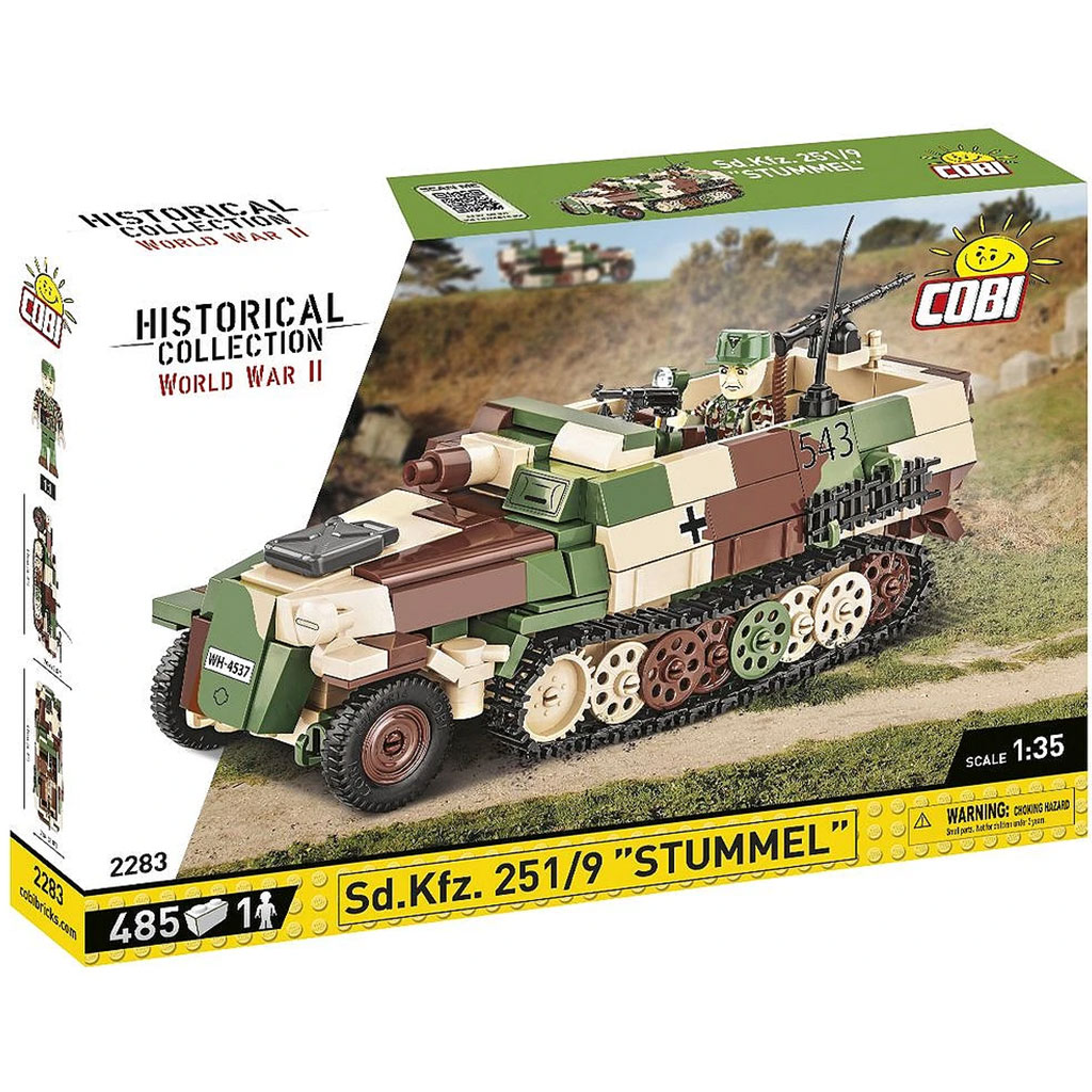 COBI: Sd.Kfz. 251/9 Stummel páncélos jármű építőjáték (3096)