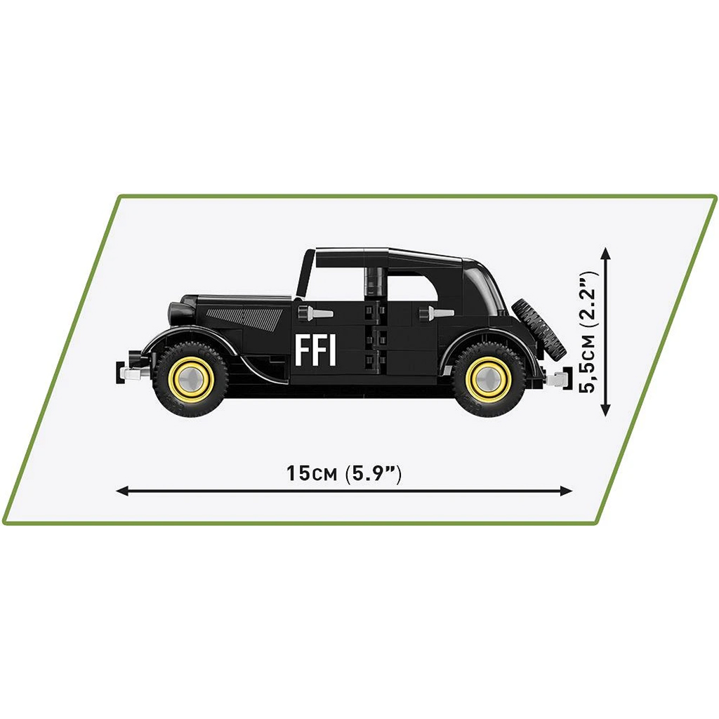COBI: Citroën Traction 11CV BL autó építőjáték (2266) kép 3