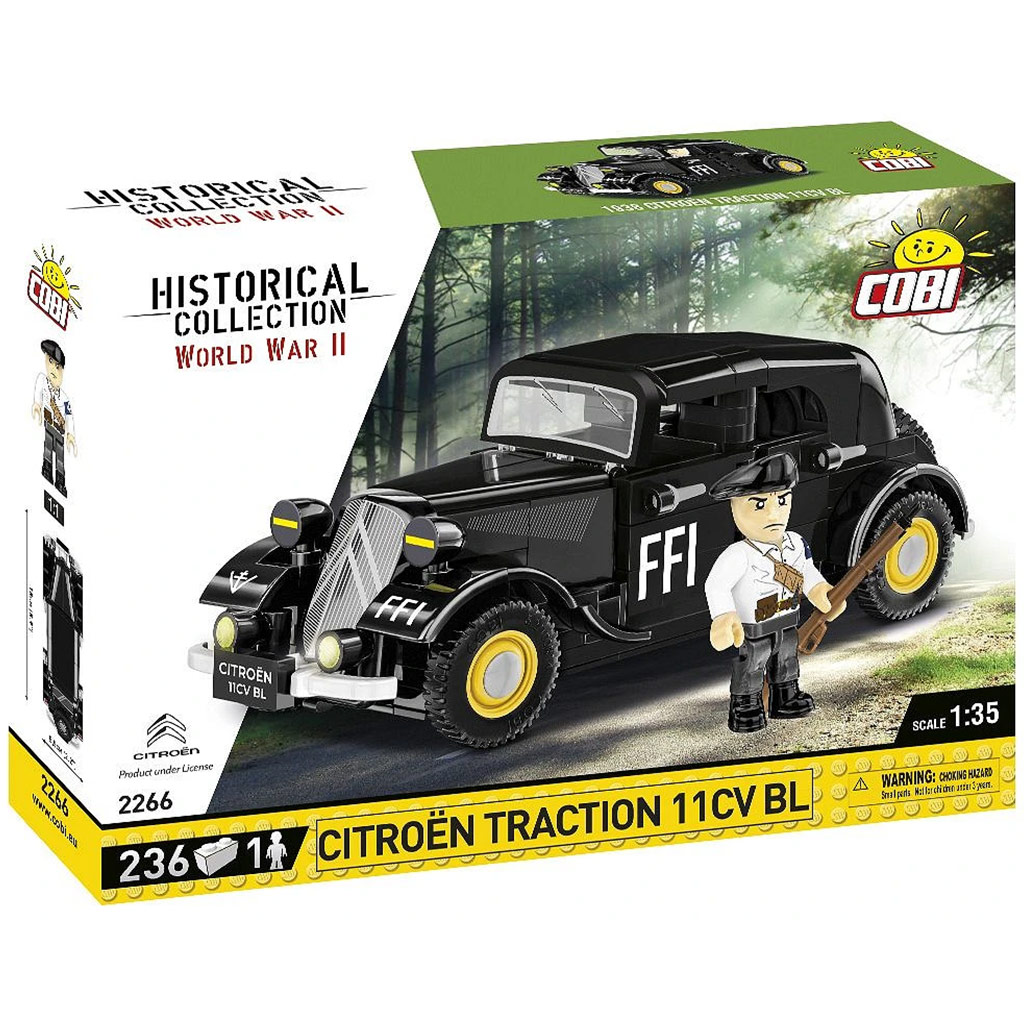 COBI: Citroën Traction 11CV BL autó építőjáték (2266)