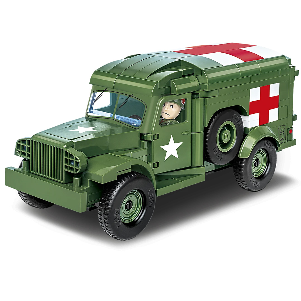 COBI: Dodge WC-54 Ambulance mentőautó építőjáték (2257) kép 2