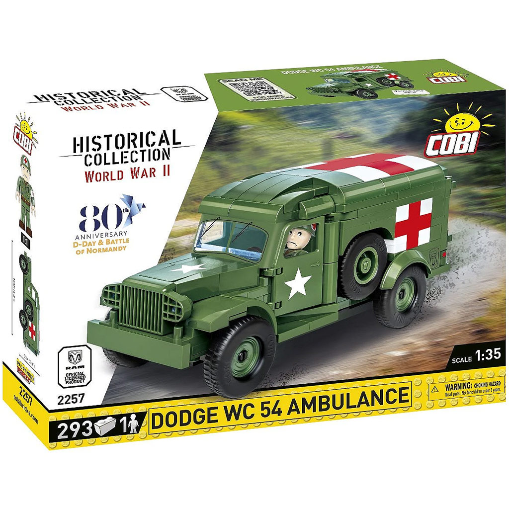 COBI: Dodge WC-54 Ambulance mentőautó építőjáték (2257)