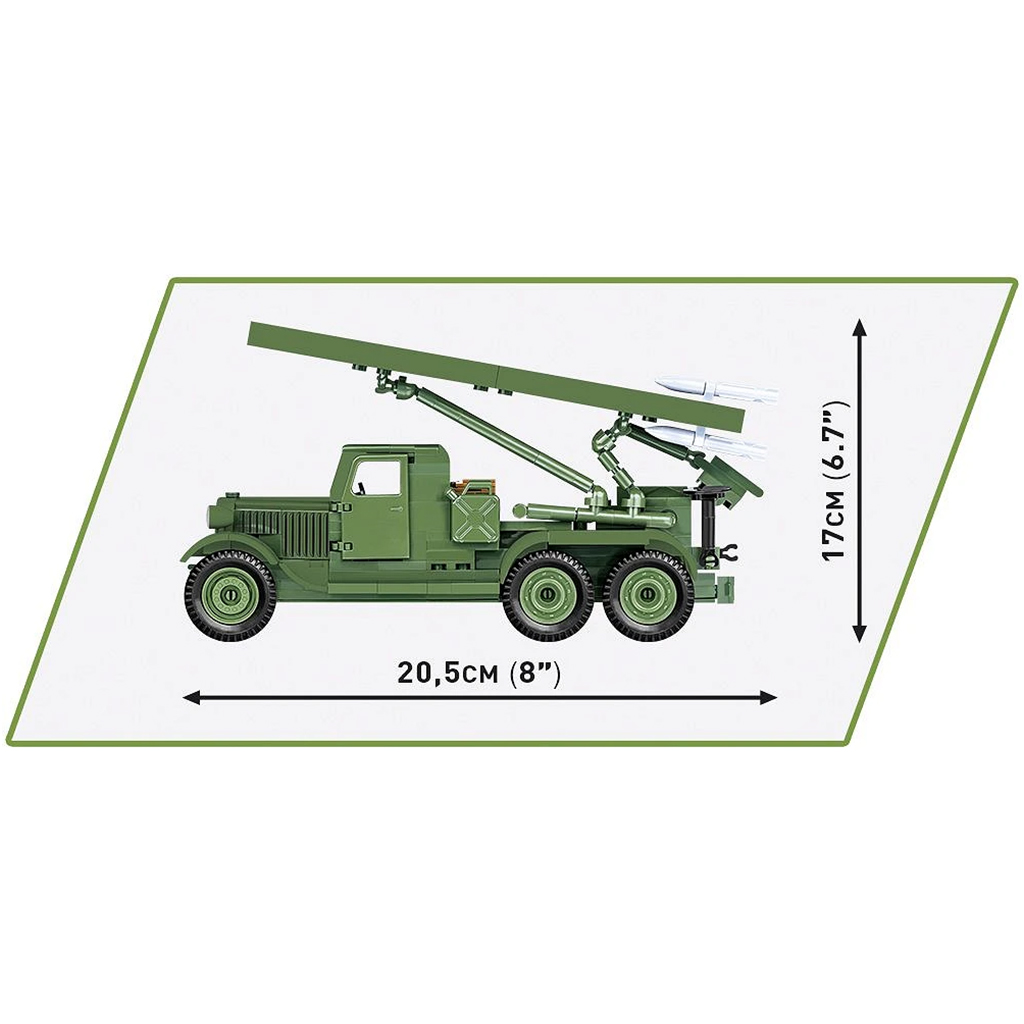 COBI: BM-13 Katyusha (ZIS-6) jármű építőjáték (2280) kép 3