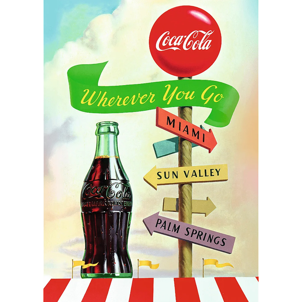 Coca-Cola bárhova is mész 1000db-os Prémium plus quality puzzle - Trefl kép 2