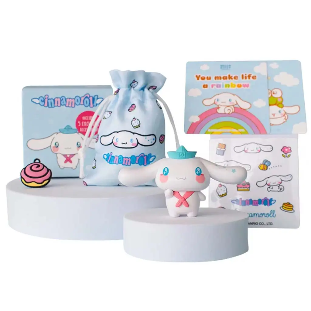 Hello Kitty: Cinnamoroll Figura Dobozban kiegészítőkkel 6cm