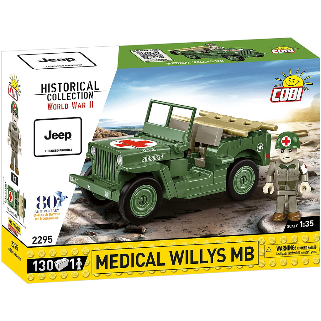 COBI: Medical Willys MB jármű építőjáték (2295)
