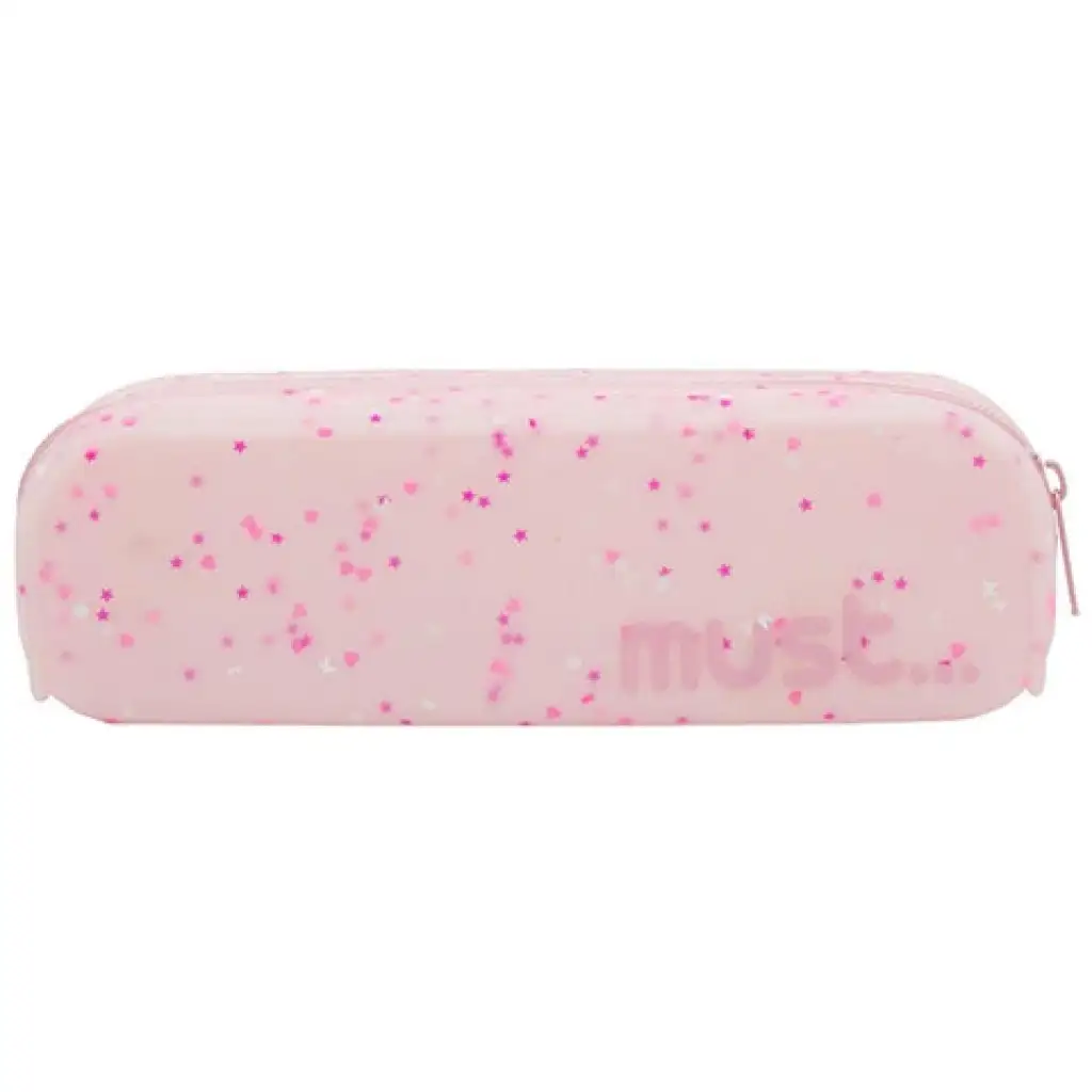 Must: Confetti színes, szilikon tolltartó többféle változatban kép 2