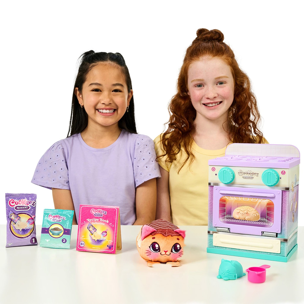 COOKEEZ Makery: Kis sütő játékszett meglepetés plüss állattal kép 3