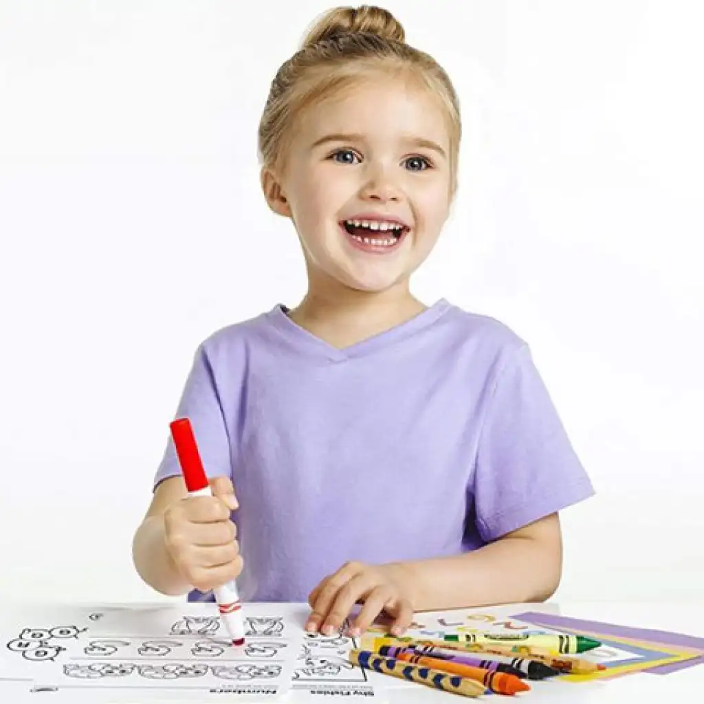 Crayola: Mini Kids maxi kifestő és filctoll készlet - Állatkornis kép 2
