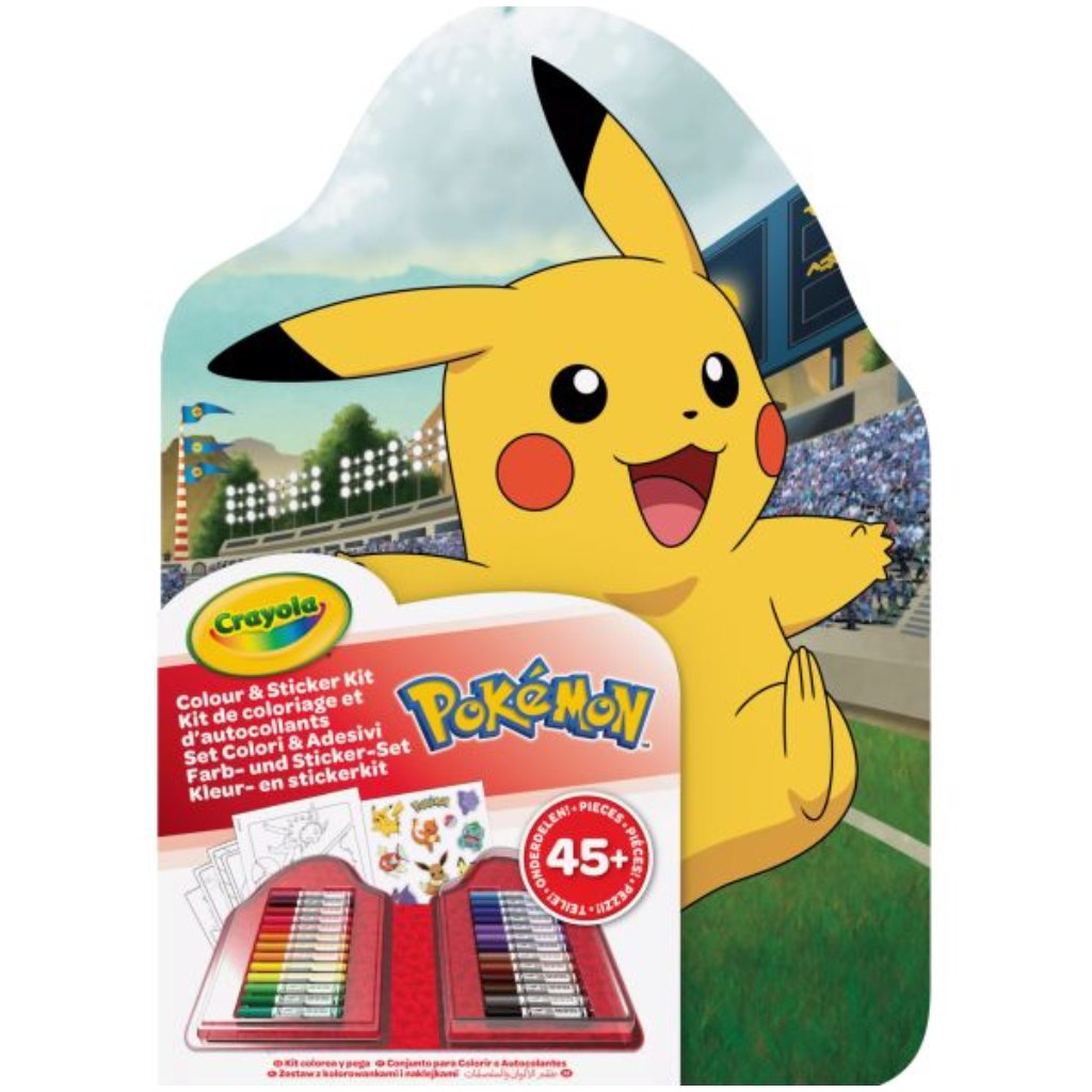 Crayola: Pokémon kreatív készlet matricákkal