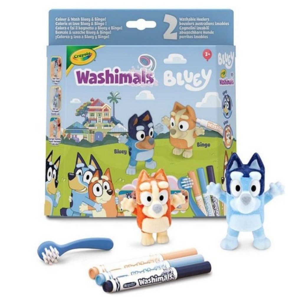 Crayola: Washimals Bluey szett