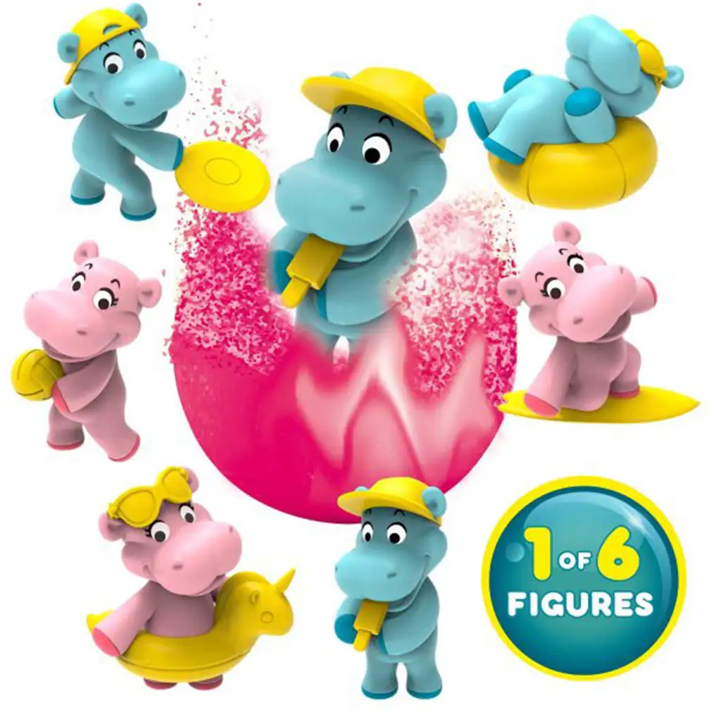 Craze fürdőbomba meglepetéssel - Víziló figurákkal kép 2