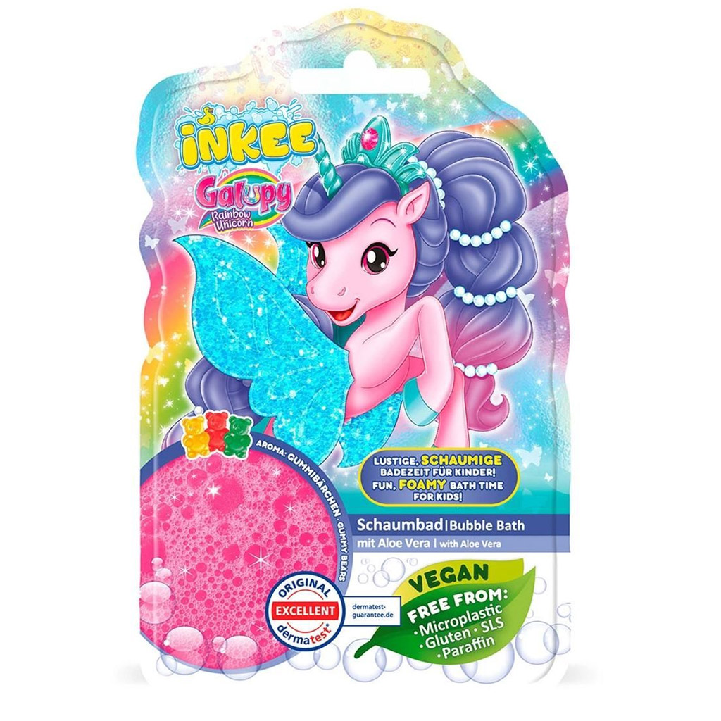 Craze Inkee: Vegán habfürdő folyadék - Galupy unikornis rágógumi illattal - EPEE