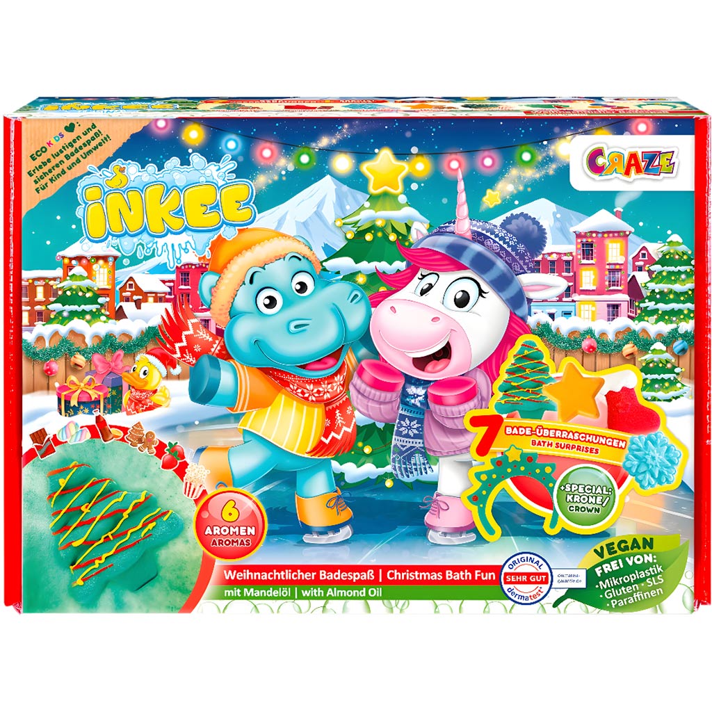 Craze Inkee: Karácsonyi fürdőjáték szett kép 2