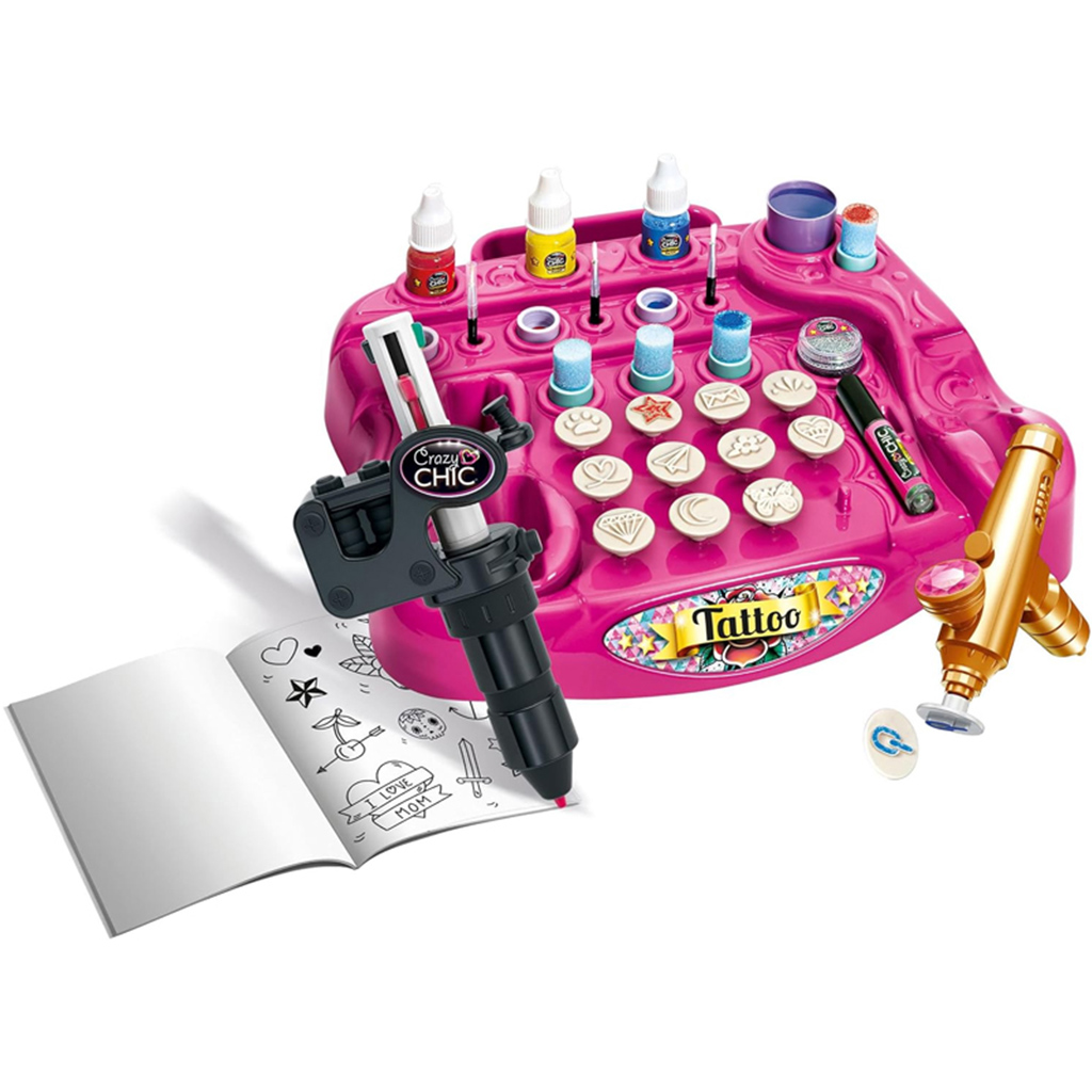 Crazy Chic: Színes tetováló stúdió szett - Clementoni kép 2