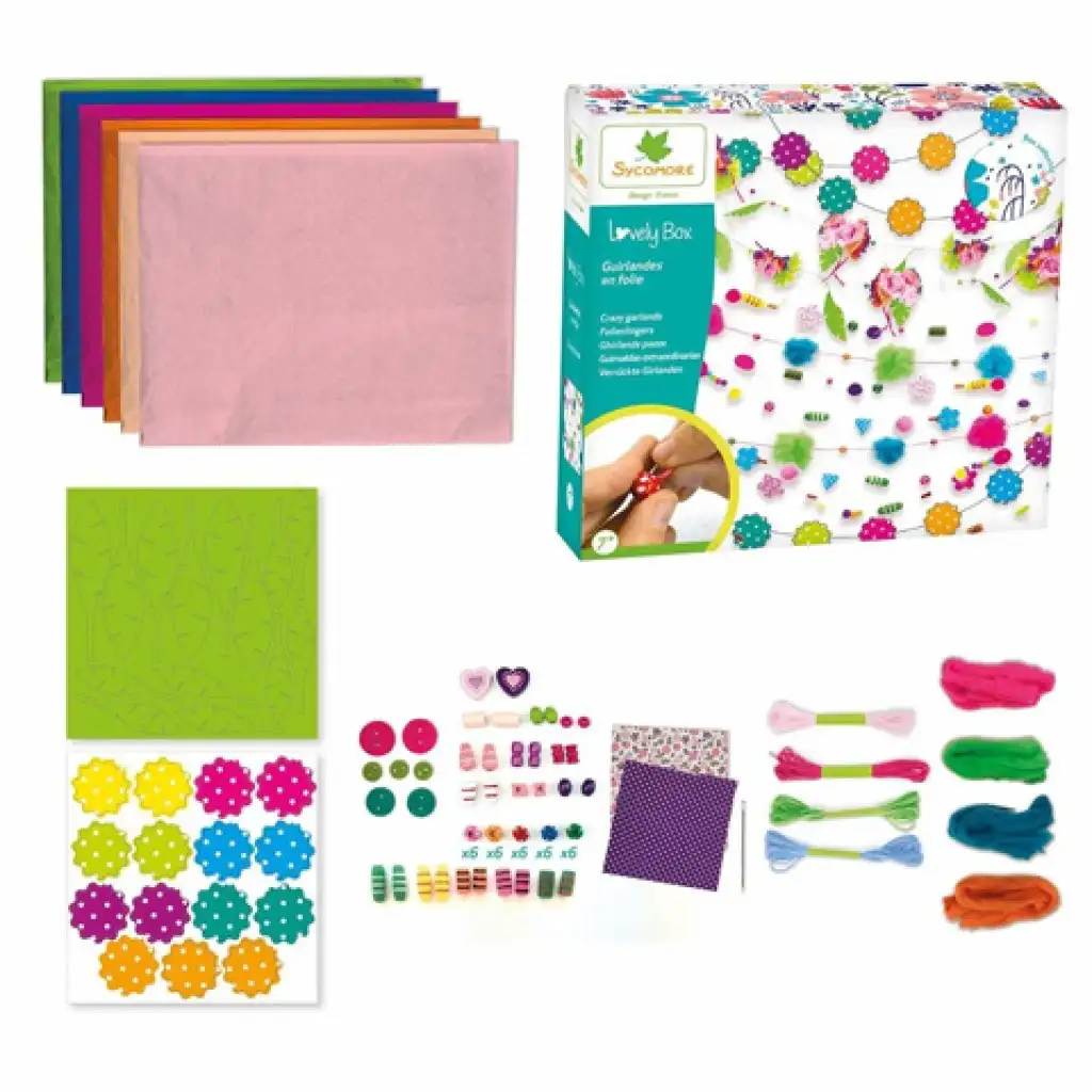 Sycomore: Imádnivaló bolondos girland kreatív szett kép 2