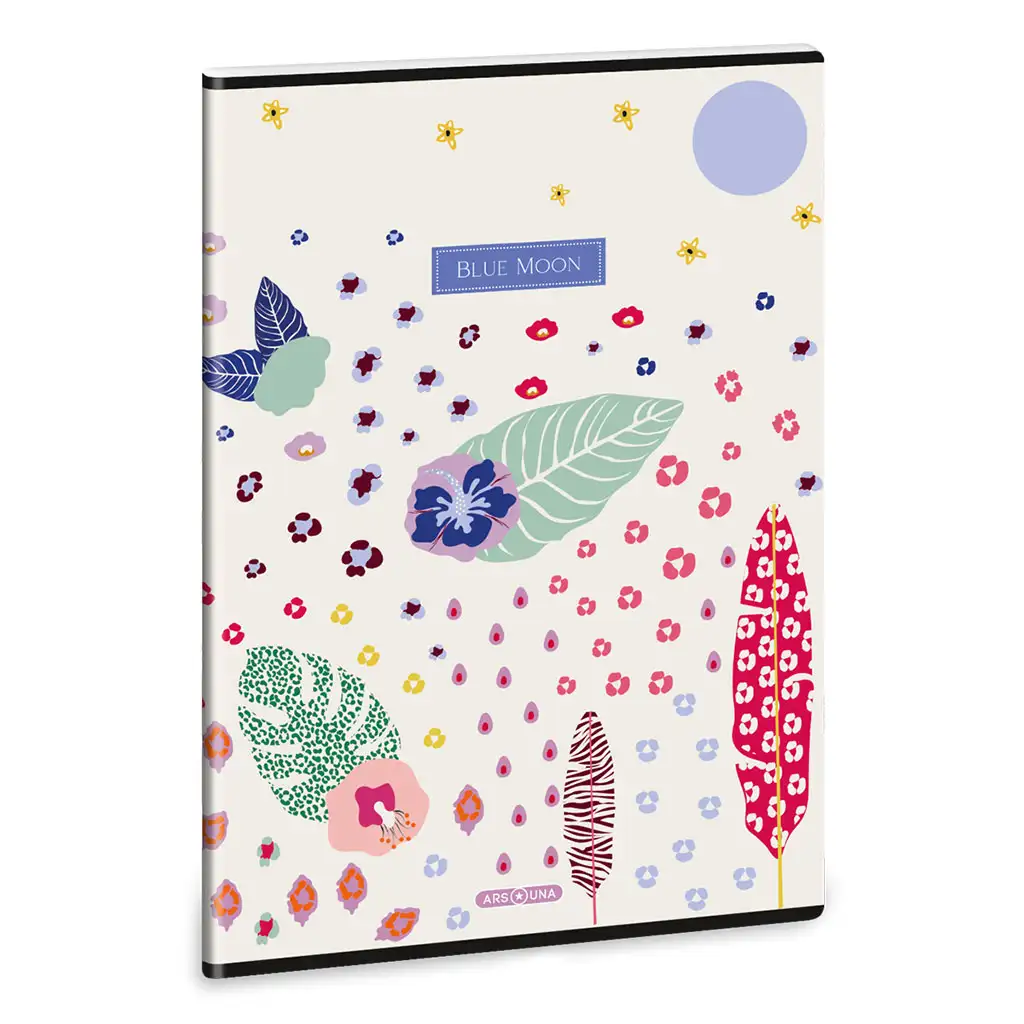 Ars Una: Cream Hibiscus extra kapcsos vonalas füzet A/4