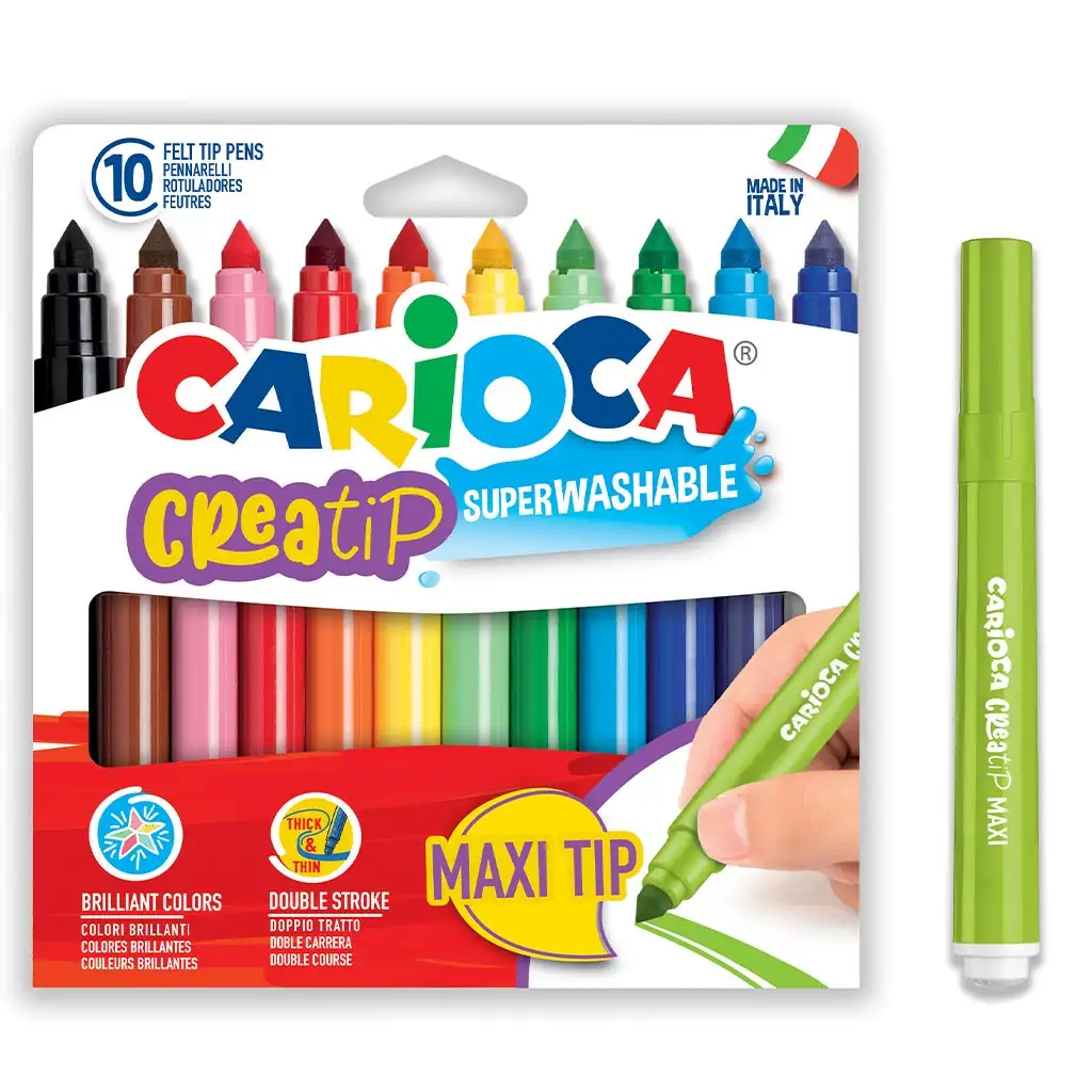 Creatip 10db-os maxi filctoll szett - Carioca
