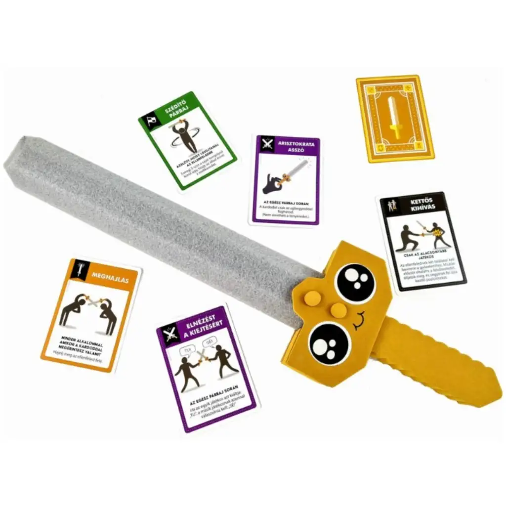 Csapkodjuk egymást szivacskardokkal társasjáték kép 3